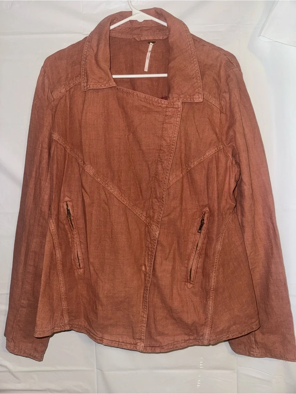 Free People Rust-Colored Utility Jacket - Picture 3 of 10